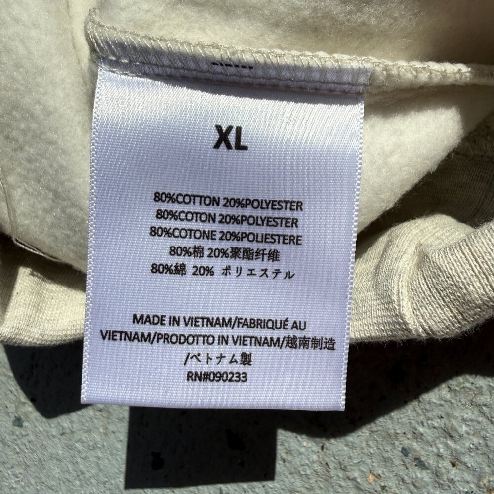 Fear of God Essentials Hoodie Grey Light Oatmeal Size Large - Picture 10 of 16